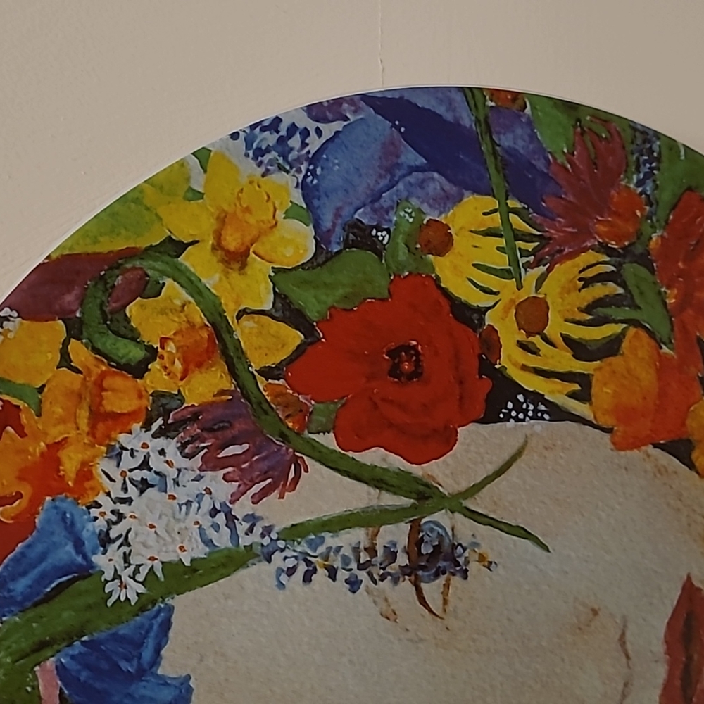 Vintage Evie and Linci Blossom Beautiful Flower Girl Wall Plate - Picture 5 of 16